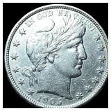 1905-S Silver Barber Half Dollar NICELY  CIRCULAT