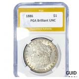 1886 Morgan Silver Dollar PGA BrIlliant UNC