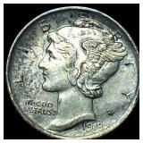 1918 Mercury Dime CLOSELY UNCIRCULATED