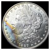 1887 Morgan Silver Dollar CHOICE BU