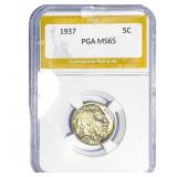 1937 Buffalo Nickel PGA MS65