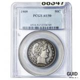 1909 Barber Half Dollar PCGS AU50