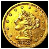 1878-S Gold $2.50 Liberty Head Quarter Eagle UNCIR