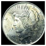 1922 Silver Peace Dollar CHOICE BU