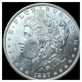 1887 Morgan Silver Dollar CHOICE BU