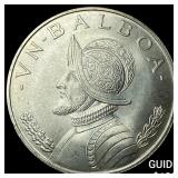 1966 Panama Silver 1 Balboa