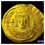 Byzantine Maurice Tiberius 578-602 Gold Solidus