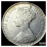 1860 Great Britain SIlver 1 Florin
