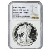 2020-W Silver Eagle NGC PF69 Ultra Cameo
