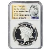 2023-S Silver Peace Dollar NGC PF70 Ultra Cameo