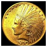 1910-D Gold $10 Indian Head Eagle UNCIRCULATED