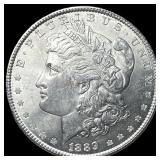 1889 Silver Morgan Dollar GEM BU