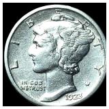 1923-S Silver Mercury Dime ABOUT UNCIRCULATED