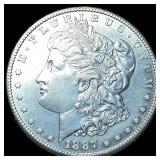 1887-S Silver Morgan Dollar CLOSELY  UNCIRCULATED