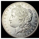1883-S Silver Morgan Dollar CHOICE AU