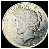 1922 Silver Peace Dollar CHOICE BU