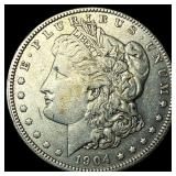 1904 Morgan Silver Dollar CLOSELY UNCIRCULATED
