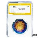 1812 Capped Bust Half Dollar PGA AU58