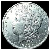 1882-O Silver Morgan Dollar CHOICE AU