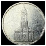 1935A Germany Silver 5 Reichsmark