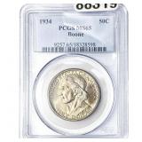 1934 Boone Half Dollar PCGS MS65