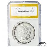 1878 Morgan Silver Dollar PGA BU