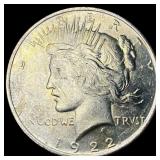 1922 Silver Peace Dollar CHOICE BU
