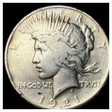1921 Love Token Peace Silver Dollar NICELY CIRCULA