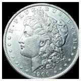 1900-S Silver Morgan Dollar ABOUT  UNCIRCULATED