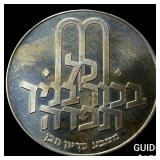 1972 Isreal Silver 10 Lirot