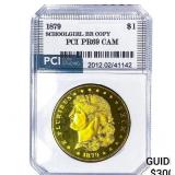 1879 $1 Schoolgirl Br Copy PCI PR69 CAM