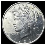 1923 Silver Peace Dollar GEM BU