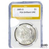 1885-O Morgan Silver Dollar PGA BrIlliant UNC