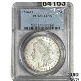 1896-O Morgan Silver Dollar PCGS AU55