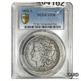 1892-S Morgan Silver Dollar PCGS VF30