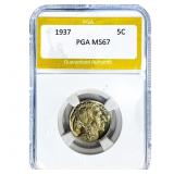 1937 Buffalo Nickel PGA MS67