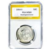 1954-S Washington Carver Half Dollar PGA MS66