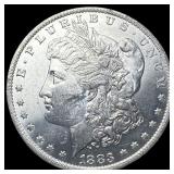 1883-S Silver Morgan Dollar GEM BU