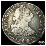 1784/3-PR Bolivia Charles III Silver 1 Real