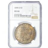 1898-O Morgan Silver Dollar NGC MS66