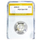 1939-D Mercury Silver Dime PGA BU