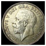1926 Great Britain Silver 1 Shilling