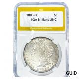1883-O Morgan Silver Dollar PGA Brilliant UNC