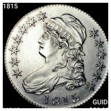1815 Capped Bust Half Dollar CHOICE BU