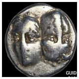 Greece Moesia, Istros 4th Cent. BC Silver Drachm