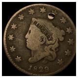 1829 Coronet Head Large Cent HIGH GRADE