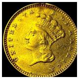 1854 Gold $1 Indian Head Type 2 HIGH GRADE