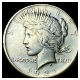 1921 Silver Peace Dollar LIGHTLY CIRCULATED