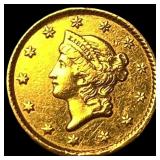 1852 Gold $1 Liberty Head HIGH GRADE