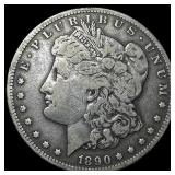 1890-CC Silver Morgan Dollar NEARLY UNCIRCULATED